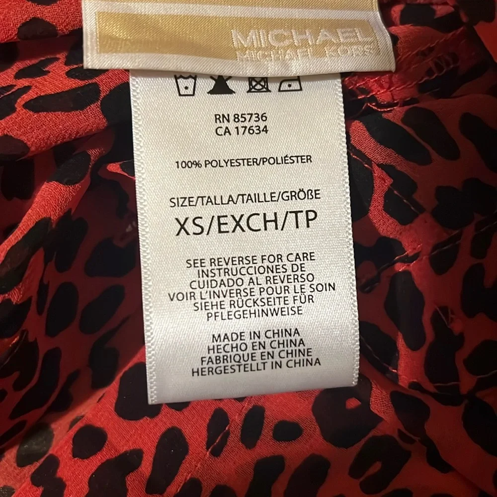 Michael Kors Animal Print Cover Up